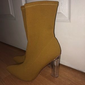 Fashion Nova Bootie Heel (Sock)